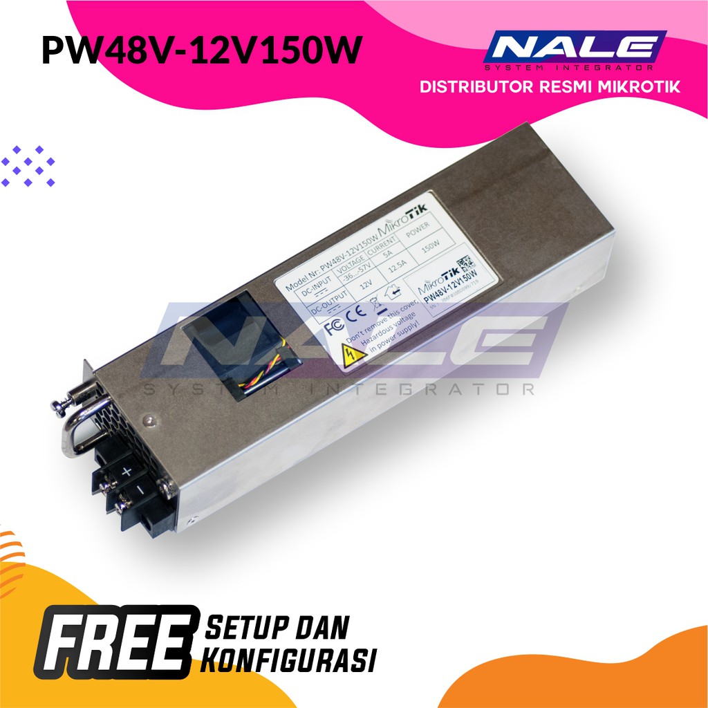 Mikrotik PW48V-12V150W Mikrotik PW48V-12V150W - Gambar 1