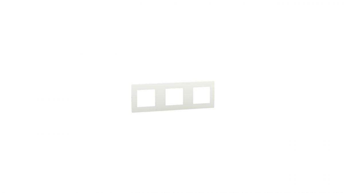 222 FRAME VIVACE SCHNEIDER KB_31_WE 3 GANG SURROUND WITH - Gambar 1